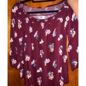 Old navy off the shoulder top